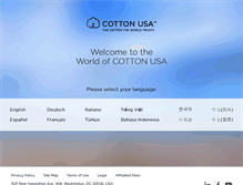 Tablet Screenshot of cottonusa.org